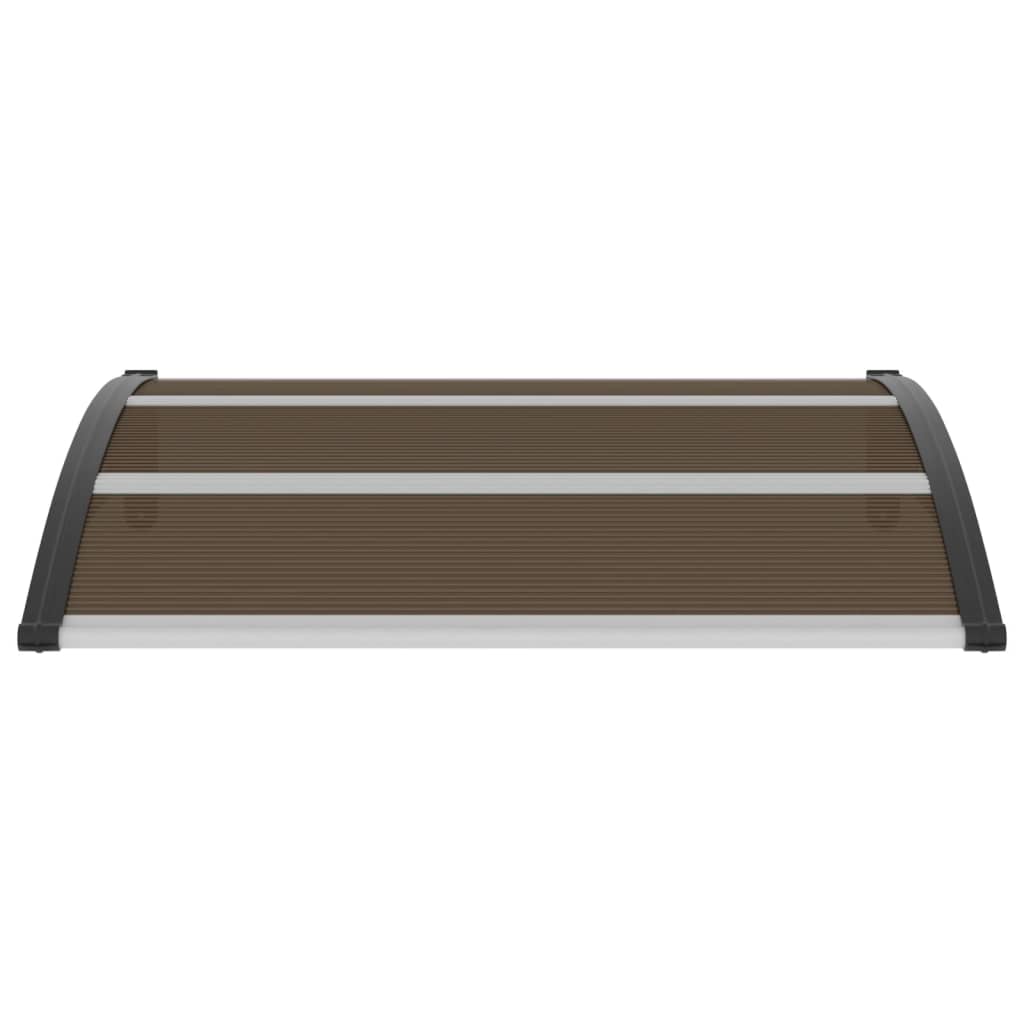 Door Canopy - Black  Plastic