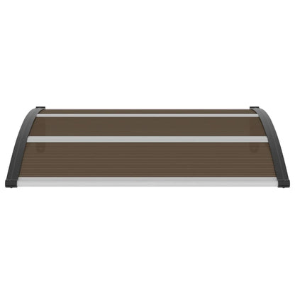 Door Canopy - Black  Plastic