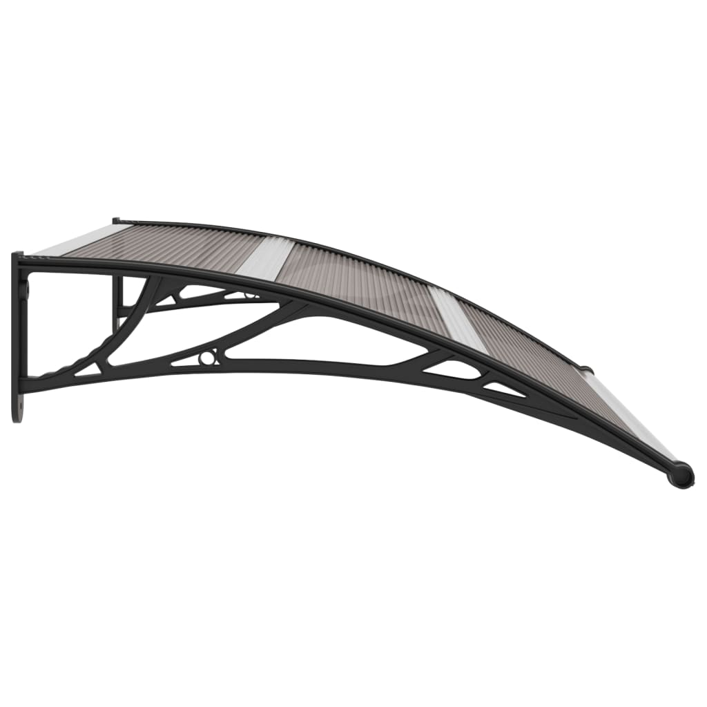 Door Canopy - Black  Plastic