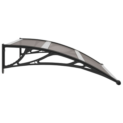 Door Canopy - Black  Plastic