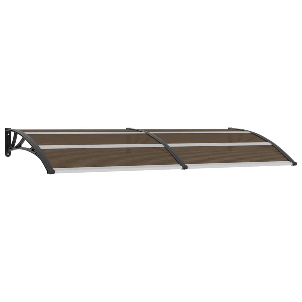 Door Canopy Black Plastic - 240×100cm