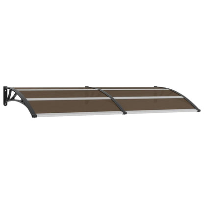 Door Canopy Black Plastic - 240×100cm