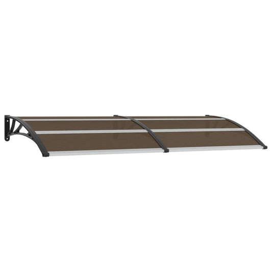 Door Canopy Black Plastic - 240×100cm