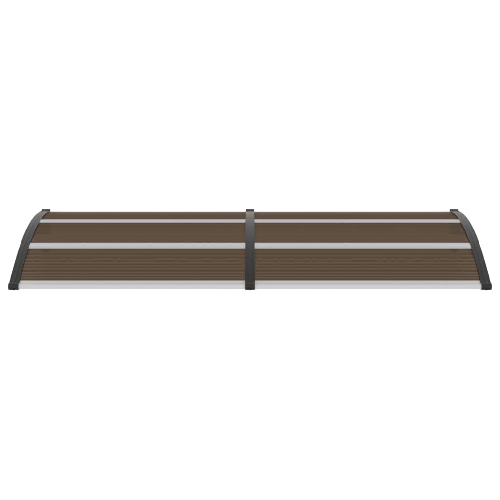 Door Canopy Black Plastic - 240×100cm