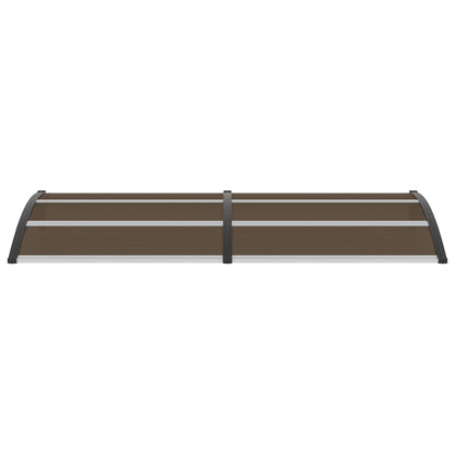 Door Canopy Black Plastic - 240×100cm