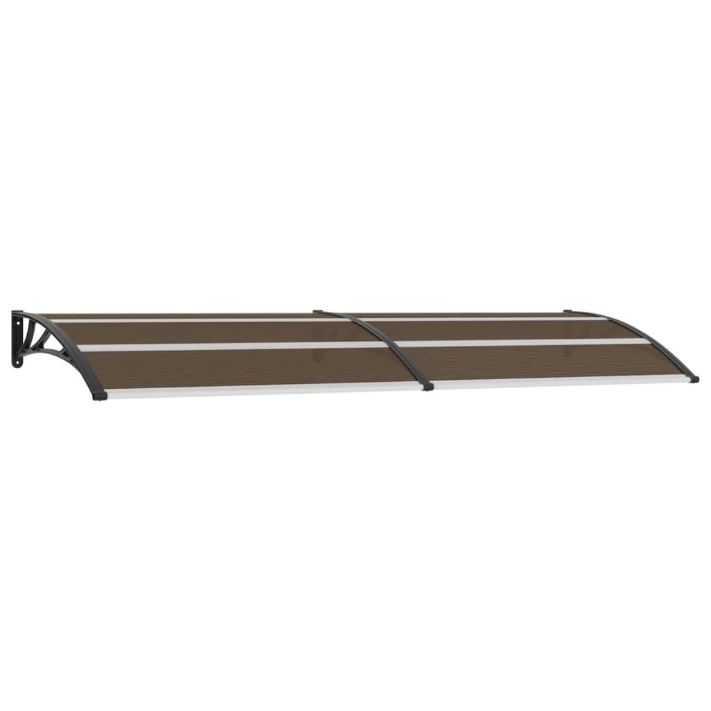 Door Canopy Black Plastic - 300×100cm