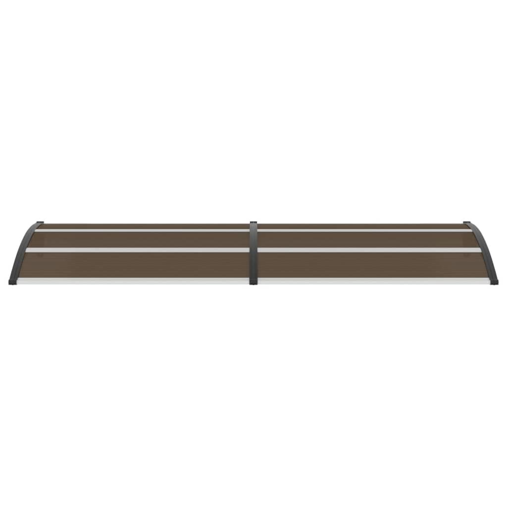 Door Canopy Black Plastic - 300×100cm