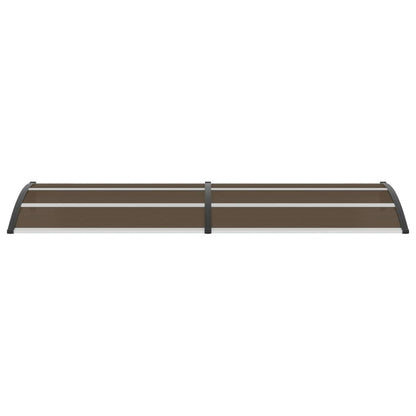 Door Canopy Black Plastic - 300×100cm