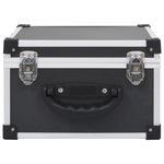 CD Case for 40 CDs Aluminium ABS Black