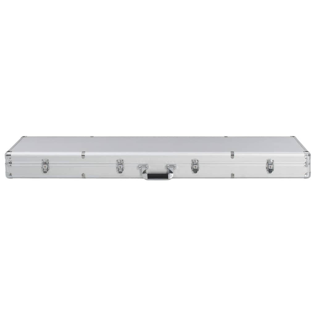 Gun Case Silver 134x35x12 cm Aluminium