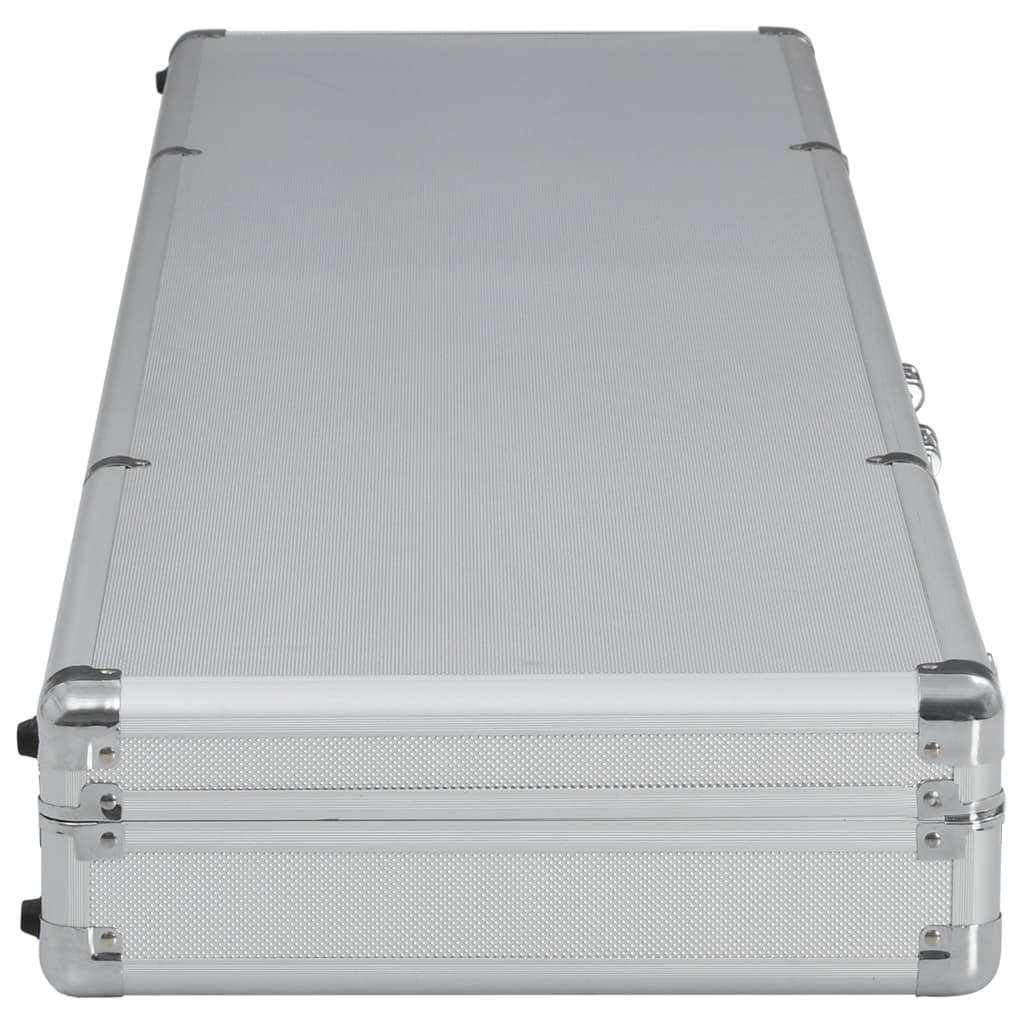 Gun Case Silver 134x35x12 cm Aluminium
