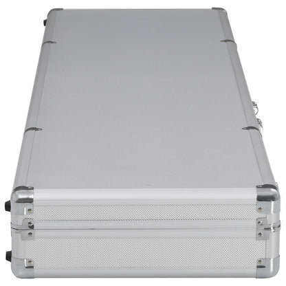 Gun Case Silver 134x35x12 cm Aluminium