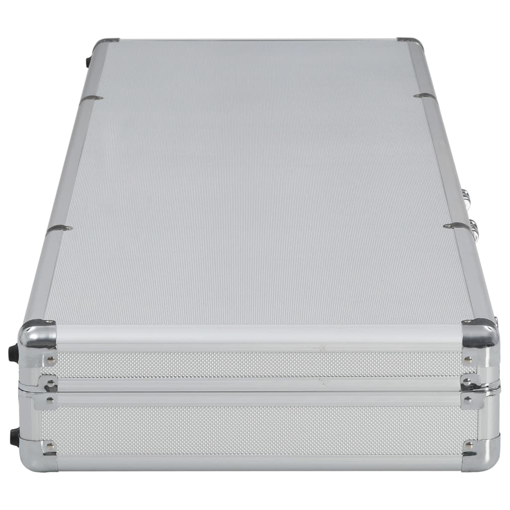 Gun Case Silver 118x38x12 cm Aluminium
