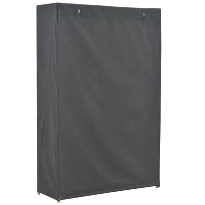 Wardrobe Grey Fabric - 110×40×170cm
