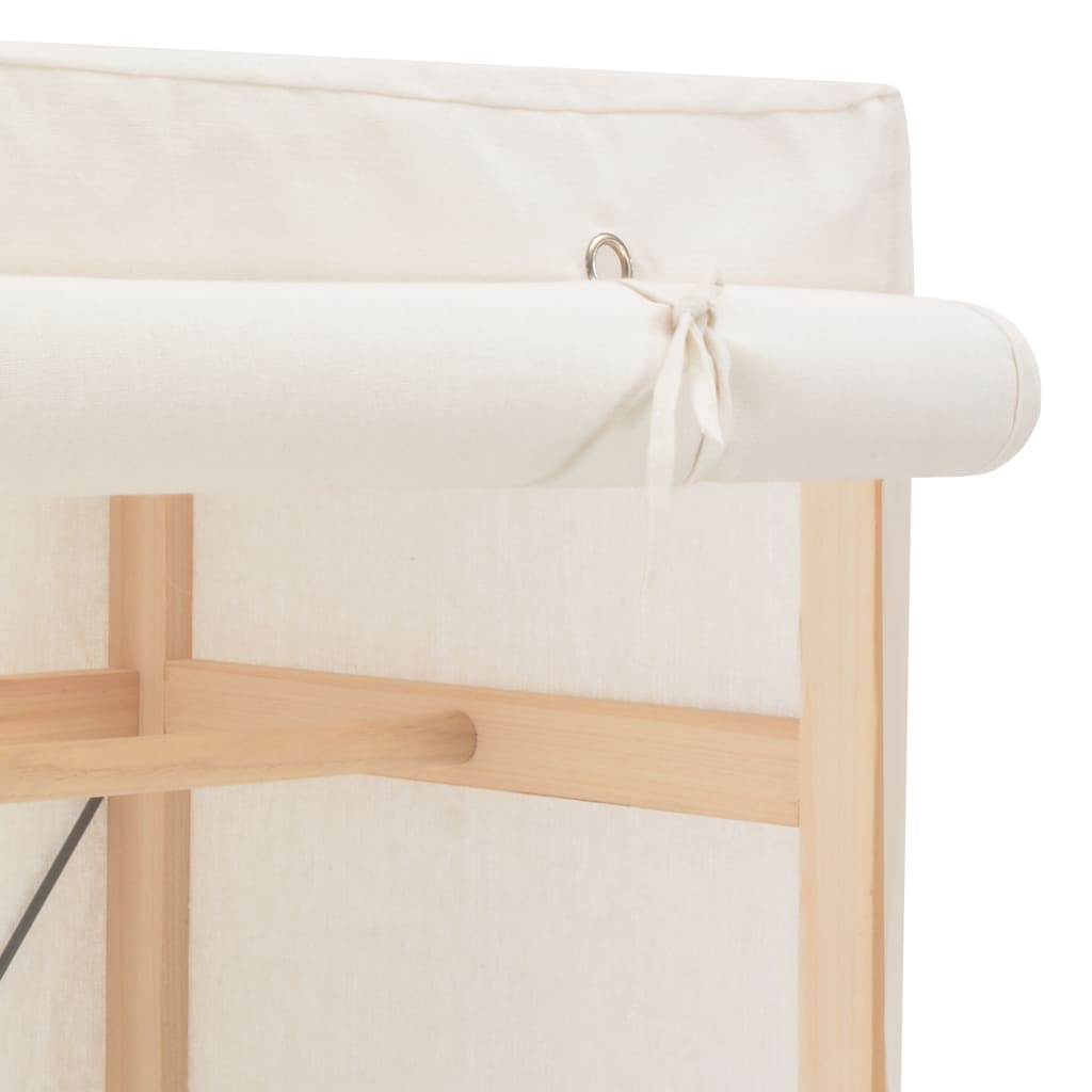 Wardrobe Storage White Fabric