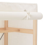 Wardrobe Storage White Fabric
