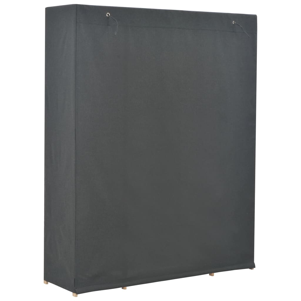 Wardrobe Storage Grey Fabric