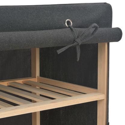 Wardrobe Storage Grey Fabric