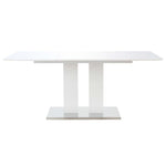 Dining Table High Gloss White MDF