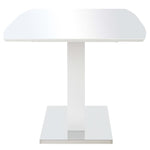 Dining Table High Gloss White MDF