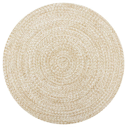 Handmade Rug Jute White