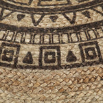 Handmade Pouffe Brown Jute