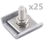 Grid Mat Connector Silver
