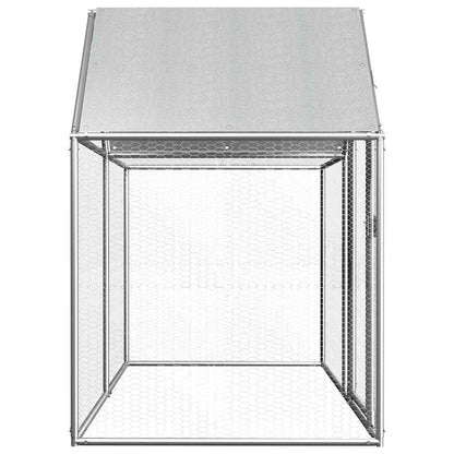 Galvanised Steel Chicken Coop 2x1x1.5m | HomeAndLiving