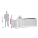 Galvanised Steel Chicken Coop 3x1x1.5m | HomeAndLiving