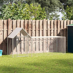 Galvanised Steel Chicken Coop 3x1x1.5m | HomeAndLiving