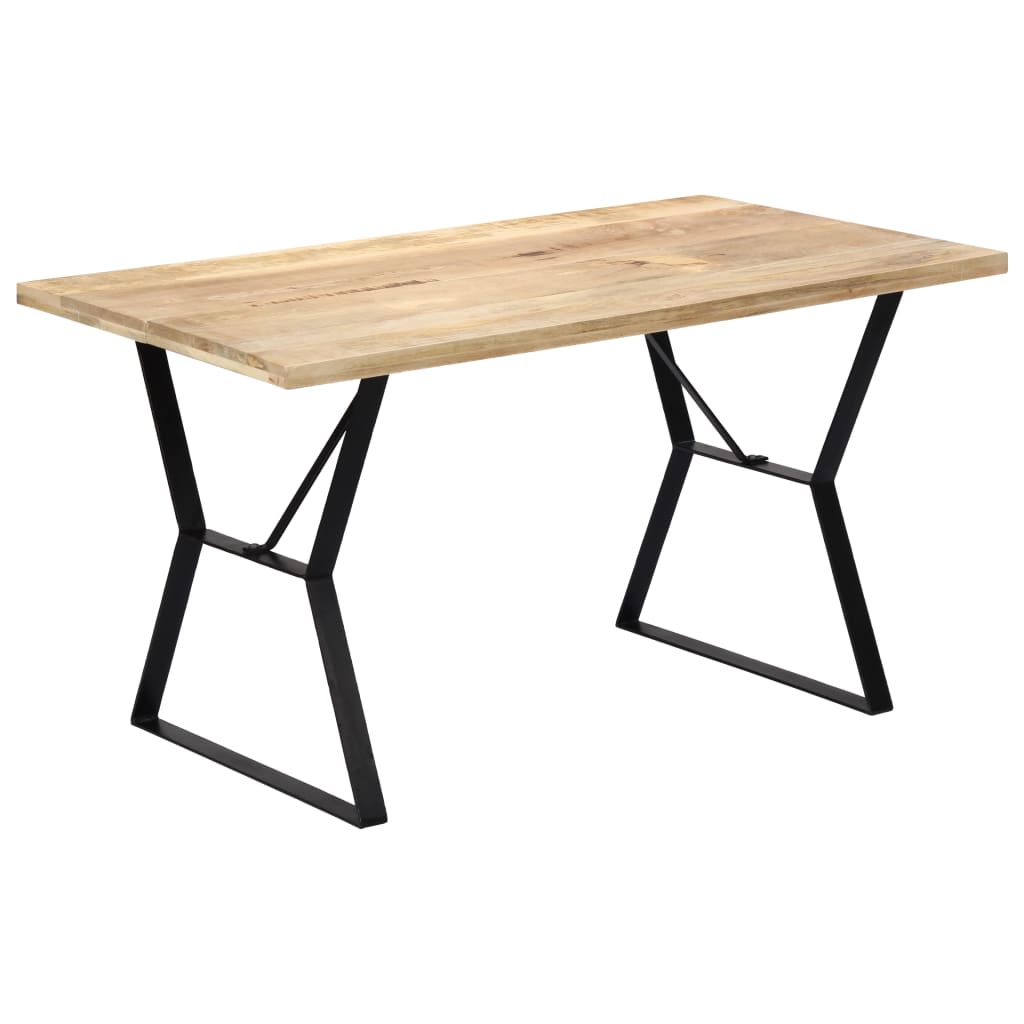 Dining Table Solid Mango Wood - 140×80×76cm