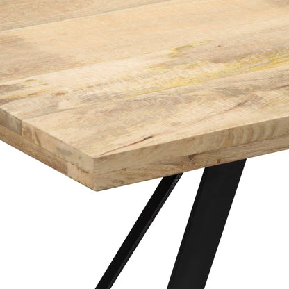Dining Table Solid Mango Wood - 140×80×76cm