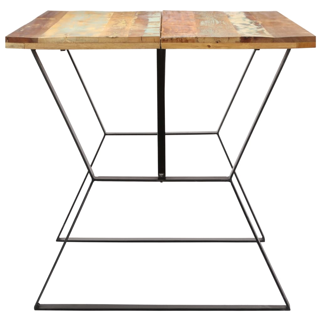 Dining Table Solid Reclaimed Wood - 140×80×76cm