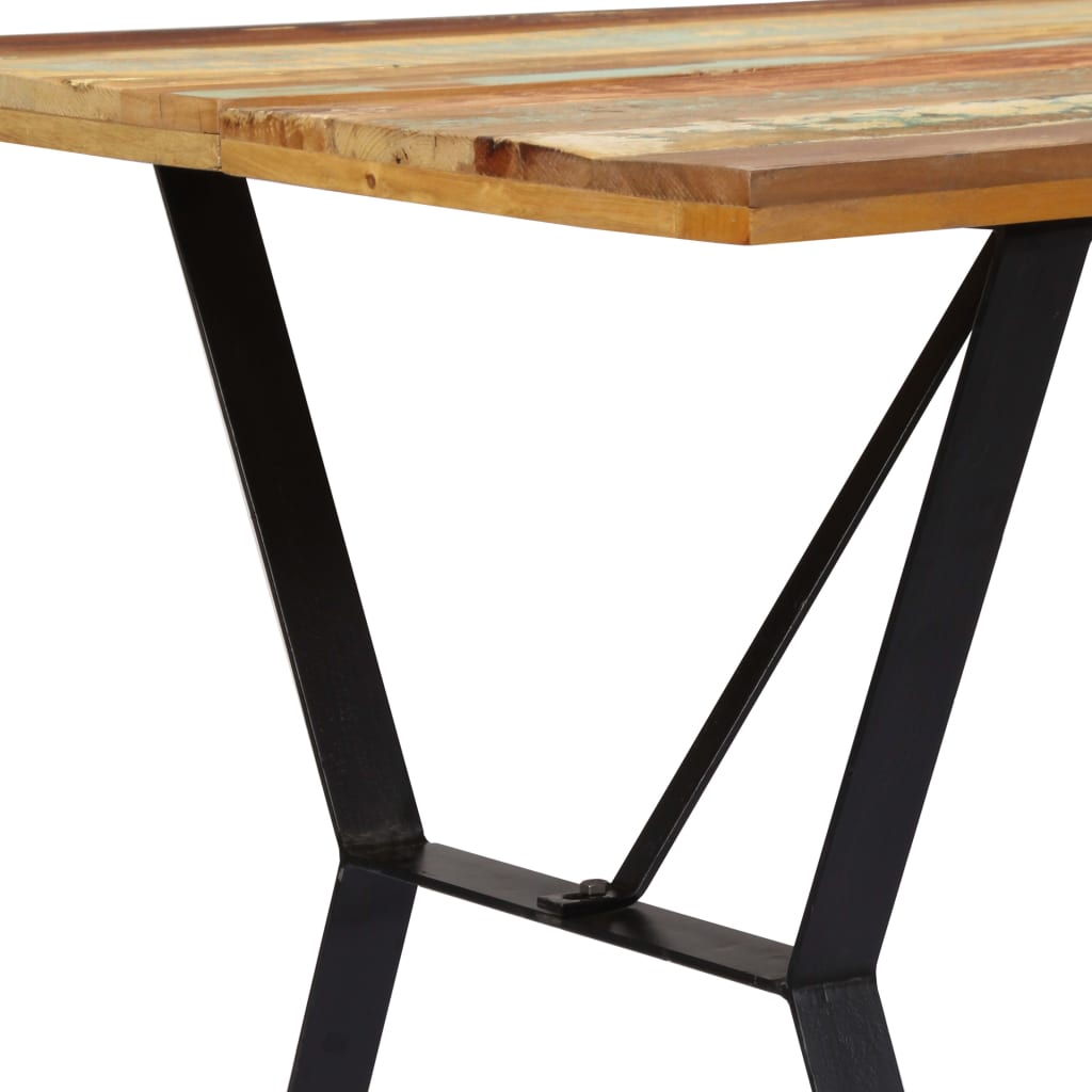 Dining Table Solid Reclaimed Wood - 140×80×76cm