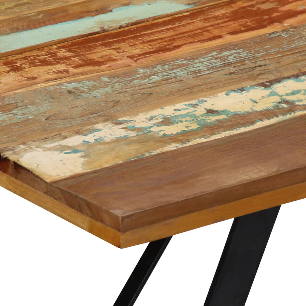 Dining Table Solid Reclaimed Wood - 140×80×76cm
