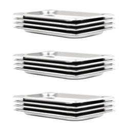 Gastronorm Containers 12 pcs GN 1/3 20 mm Stainless Steel