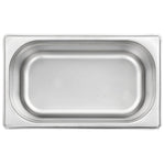 Gastronorm Containers 8 pcs GN 1/4 100 mm Stainless Steel
