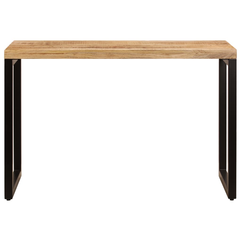 Dining Table, Solid Mango Wood and Steel