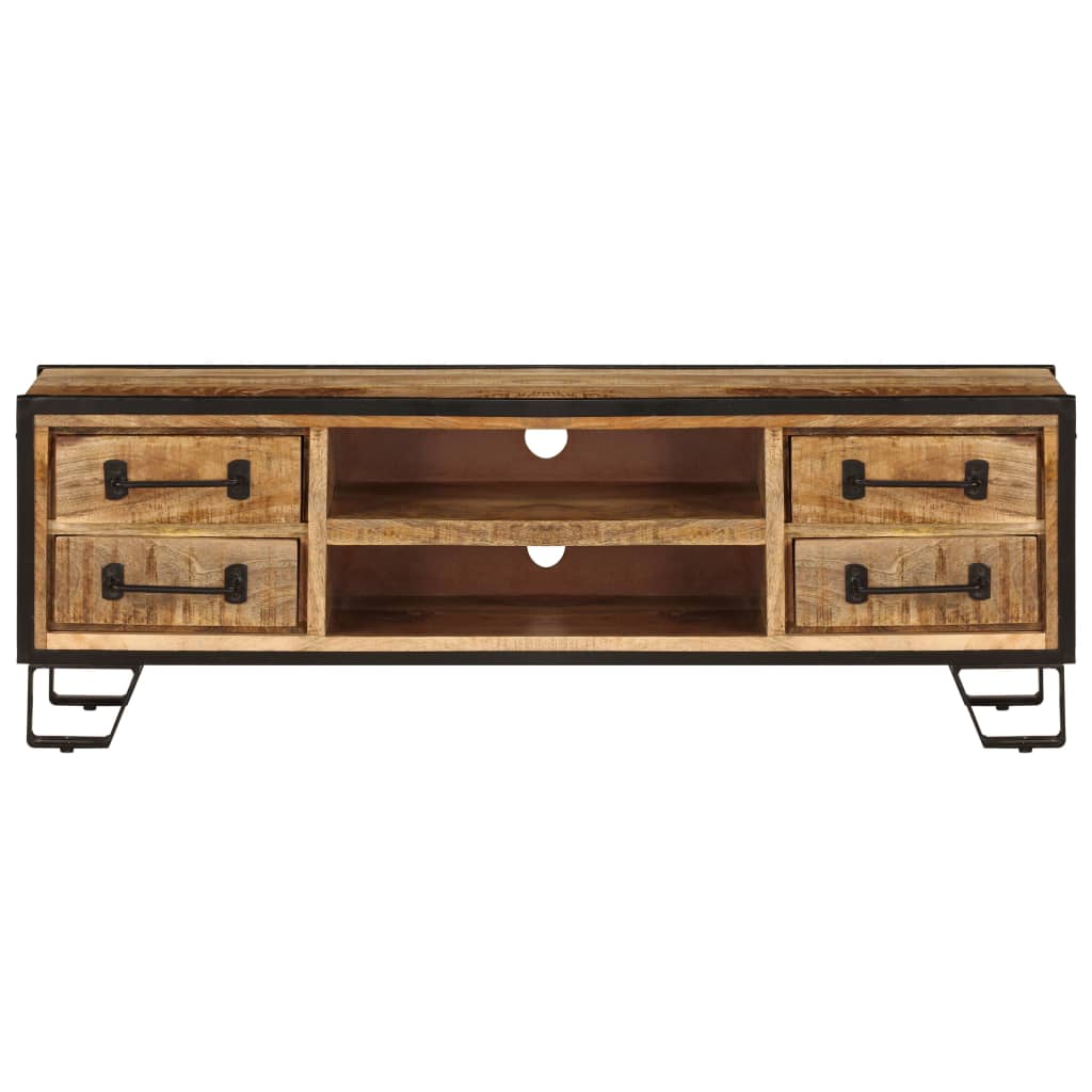TV Cabinet with Drawers Solid Mango Wood
