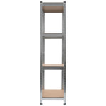 Storage Shelf Silver (Steel and MDF)