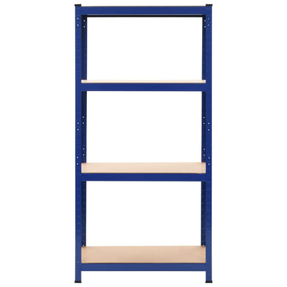 Storage Shelf Steel and MDF-Blue
