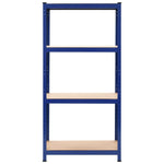 Storage Shelf Steel and MDF-Blue