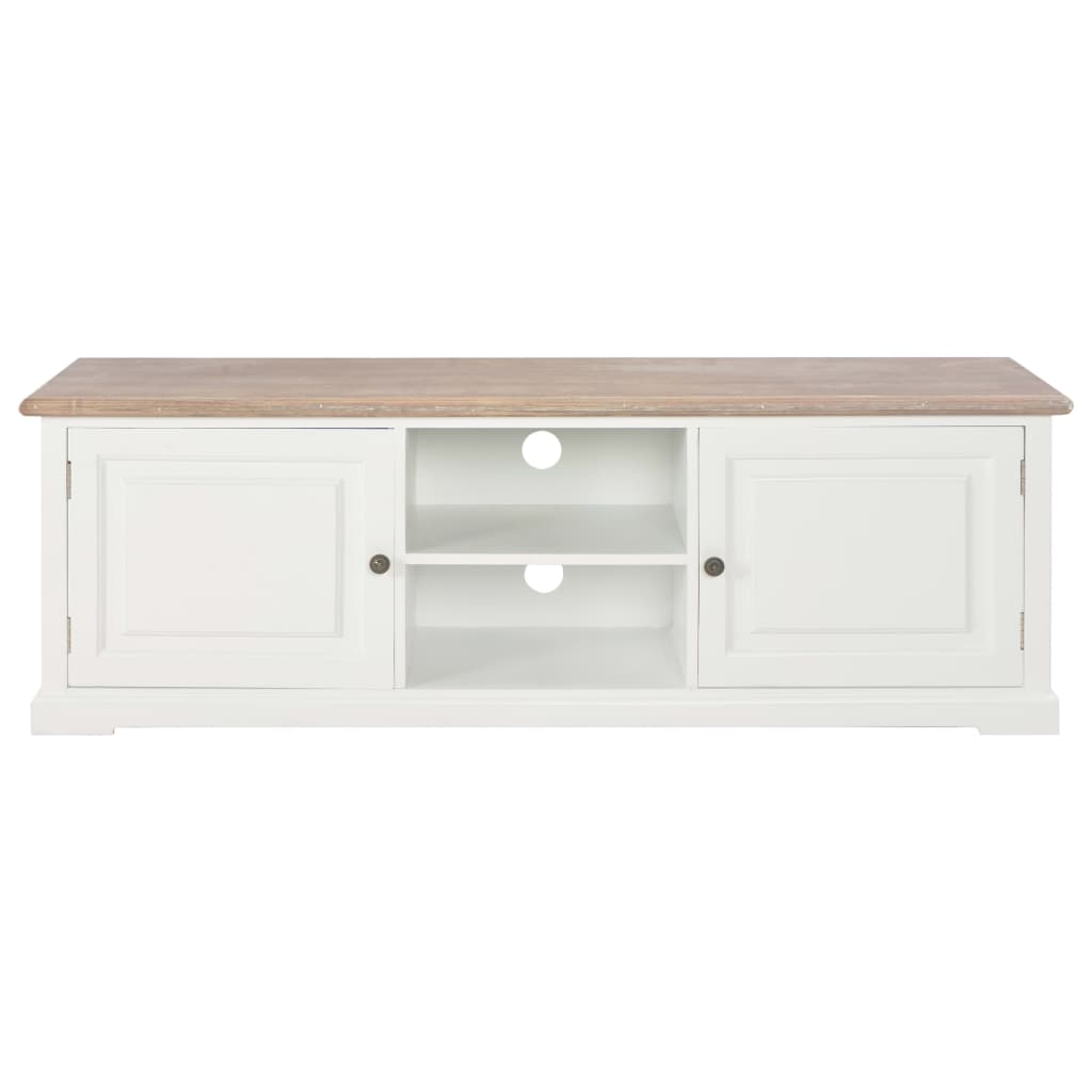 White TV Cabinet -Wood
