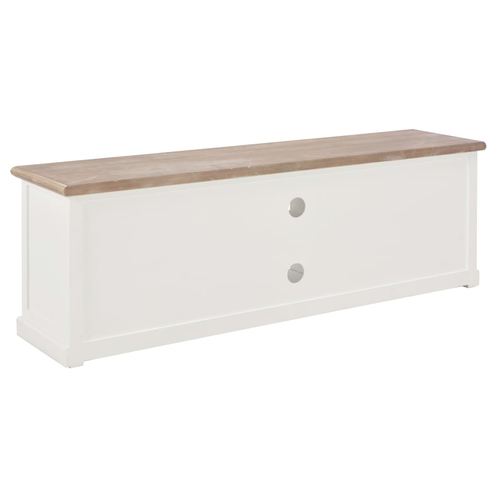 White TV Cabinet -Wood