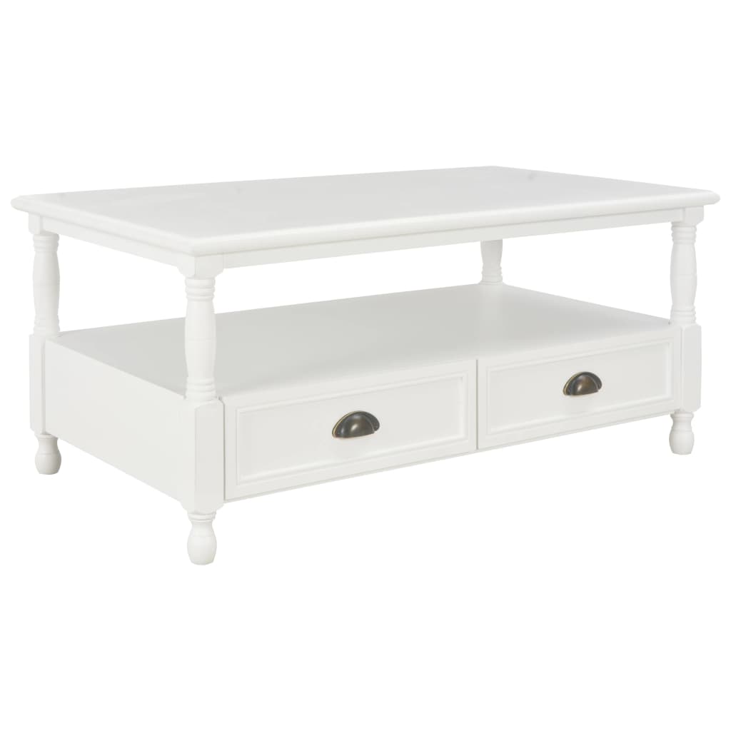Coffee Table White - 100×55×45cm