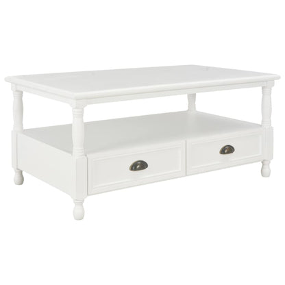Coffee Table White - 100×55×45cm