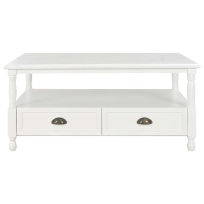 Coffee Table White - 100×55×45cm