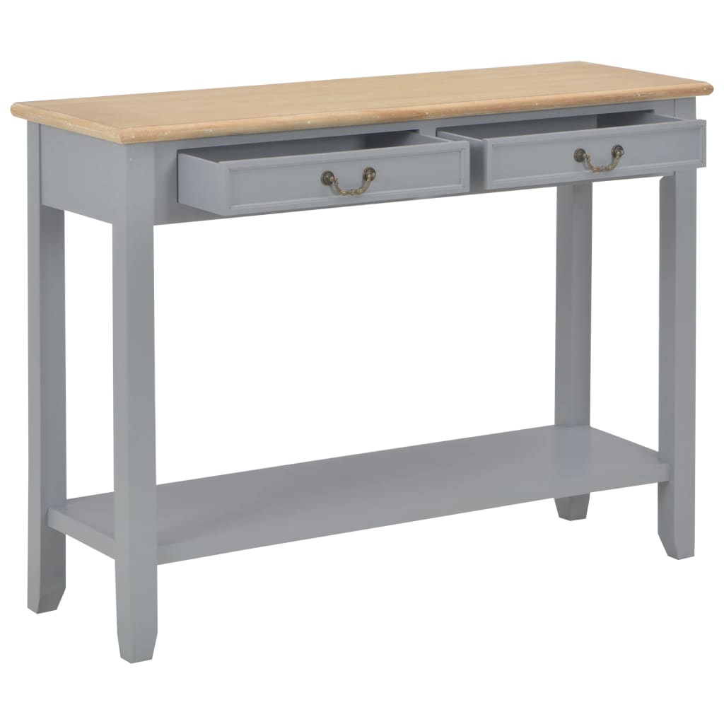 Console Table Grey - 110×35×80cm