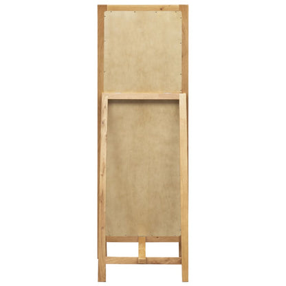 Freestanding Mirror Solid Oak Wood