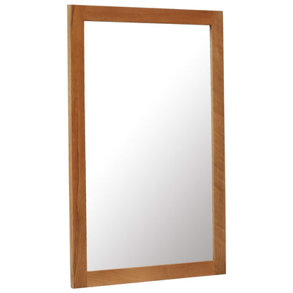 Wall Mirror Solid Oak Wood